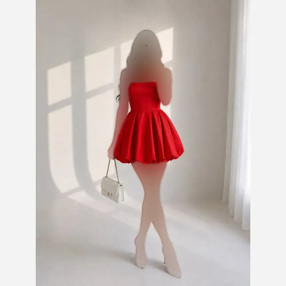لباس مجلسی تافته کوتاه کاپ دار رنگ مشکی قرمز کرم سفید سایز 36 تا 42