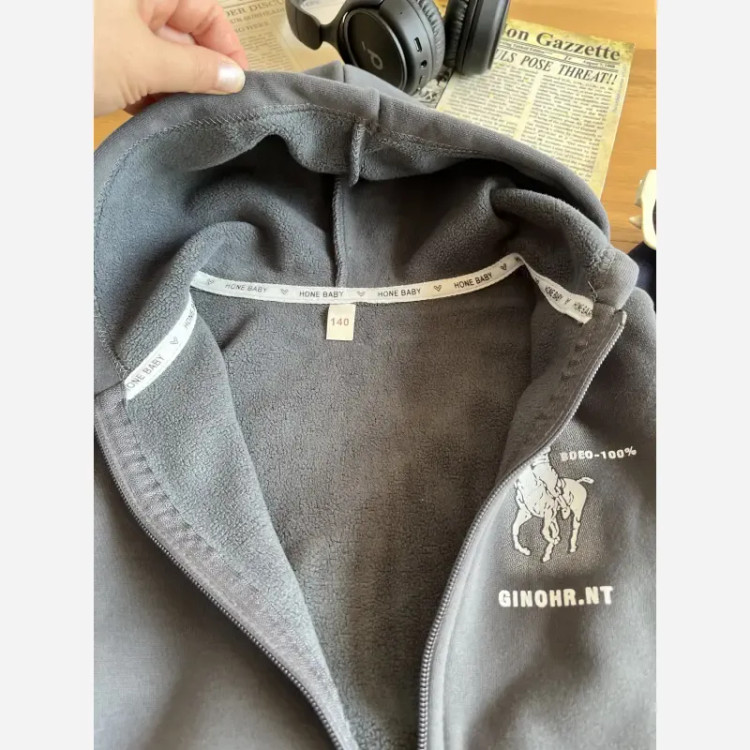 سوییشرت بچگانه پسرانه توخز کلاهدار وارداتی مناسب 4 تا 8 سال