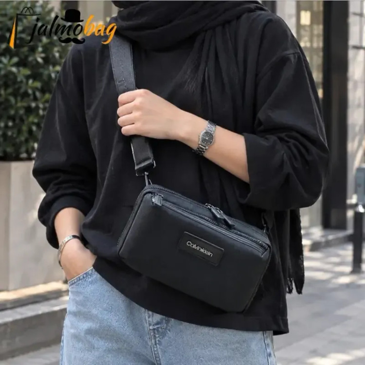 کیف دوشی و دستی اسپرت کلوین کلاین مدل 3 کاره برزنتی آبگریز