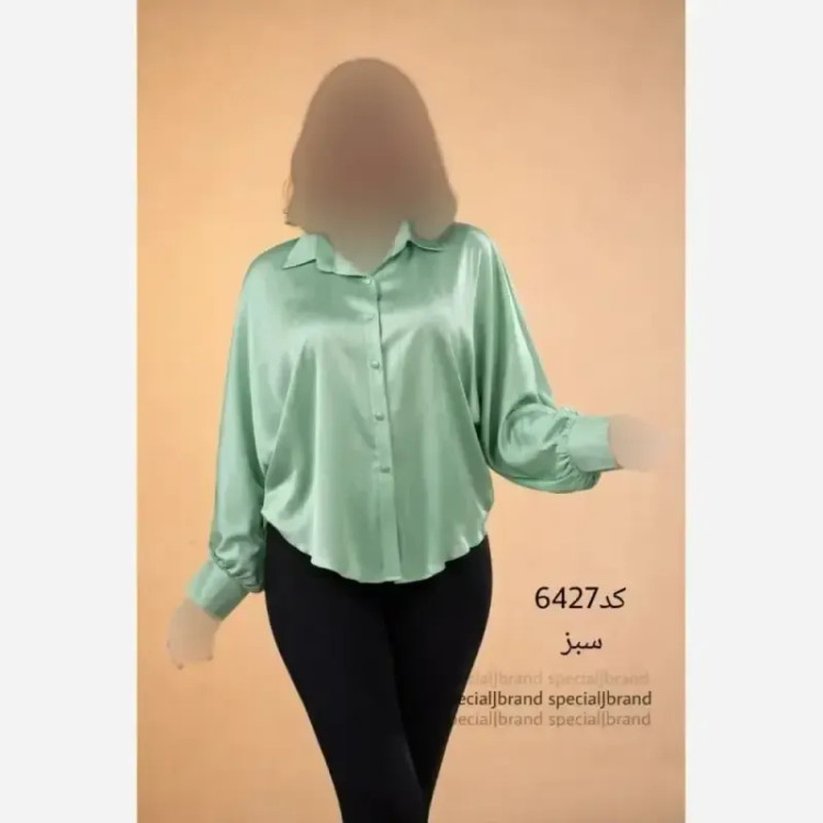 شومیز مارشال ابریشم لخت زنانه سایز 40 تا 46 رنگ مشکی سبز کرم بژ