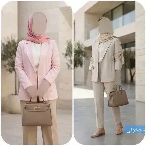 کت زنانه مدل الی جنس لینن درجه یک