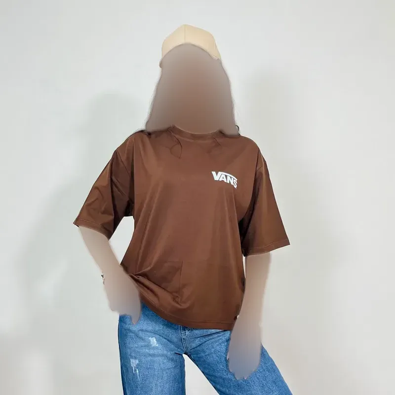 تیشرت نخ پنبه زنانه فری سایز طرح چاپ ونس